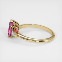 1.24 Ct. Pink Spinel Ring, 10K Yellow Gold 4