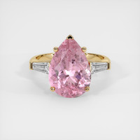 5.33 Ct. Pink Tourmaline Ring, 10K Yellow Gold 1