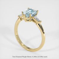 1.65 Ct. Gemstone Ring, 14K Yellow Gold 2