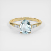 1.35 Ct. Gemstone Ring, 14K Yellow Gold 1