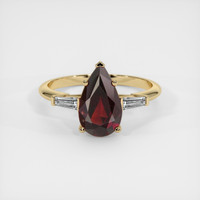 2.18 Ct. Gemstone Ring, 14K Yellow Gold 1