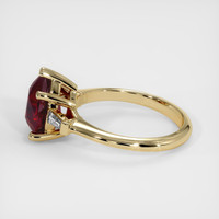 3.01 Ct. Ruby Ring, 14K Yellow Gold 4