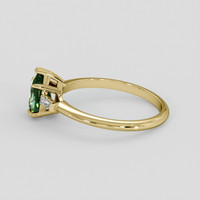 1.10 Ct. Bi Color Sapphire Ring, 14K Yellow Gold 4