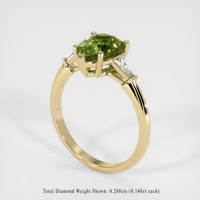 3.01 Ct. Sapphire Ring, 14K Yellow Gold 2