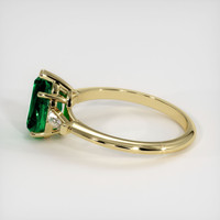 1.36 Ct. Emerald Ring, 18K Yellow Gold 4