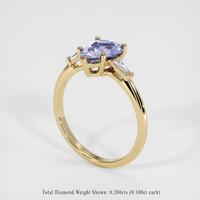 2.27 Ct. Sapphire Ring, 18K Yellow Gold 2