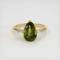 6.05 Ct. Sapphire Ring, 18K Yellow Gold 1