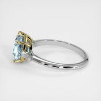 1.65 Ct. Gemstone Ring, 14K Yellow & White 4