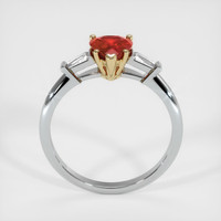 1.18 Ct. Ruby Ring, 14K Yellow & White 3