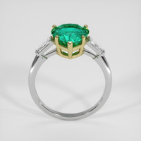 1.78 Ct. Emerald Ring, 18K Yellow & White 3