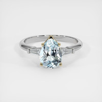 1.65 Ct. Gemstone Ring, 18K Yellow & White 1