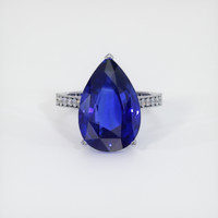 10.15 Ct. Blue Sapphire Ring, Platinum 950 1