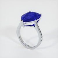 10.15 Ct. Blue Sapphire Ring, Platinum 950 2