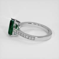 1.90 Ct. Emerald Ring, Platinum 950 4