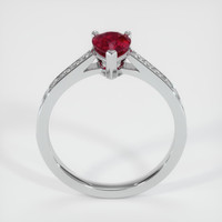 0.99 Ct. Ruby Ring, Platinum 950 3