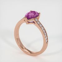 1.70 Ct. Sapphire Ring, 14K Rose Gold 2