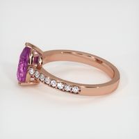 1.70 Ct. Sapphire Ring, 14K Rose Gold 4