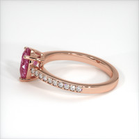 1.27 Ct. Sapphire Ring, 18K Rose Gold 4