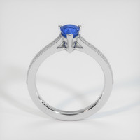 0.98 Ct. Sapphire Ring, 14K White Gold 3