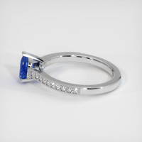 0.98 Ct. Sapphire Ring, 14K White Gold 4