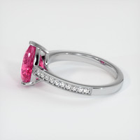 2.96 Ct. Sapphire Ring, 14K White Gold 4