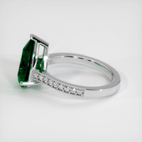 3.25 Ct. Emerald Ring, 18K White Gold 4