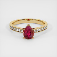 Ruby Ring 0.99 Ct., 14K Yellow Gold Preview