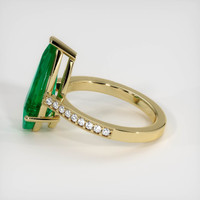 2.99 Ct. Emerald Ring, 18K Yellow Gold 4