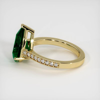 3.25 Ct. Emerald Ring, 18K Yellow Gold 4