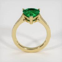 2.42 Ct. Emerald Ring, 18K Yellow Gold 3