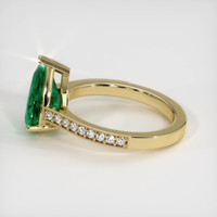 2.42 Ct. Emerald Ring, 18K Yellow Gold 4