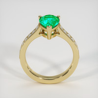 1.69 Ct. Emerald Ring, 18K Yellow Gold 3