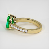 1.69 Ct. Emerald Ring, 18K Yellow Gold 4
