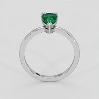 0.78 Ct. Emerald Ring, Platinum 950 3