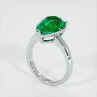 4.60 Ct. Emerald Ring, Platinum 950 2