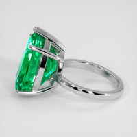 14.84 Ct. Emerald Ring, Platinum 950 4