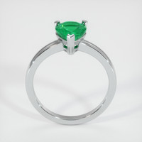 0.98 Ct. Emerald Ring, Platinum 950 3