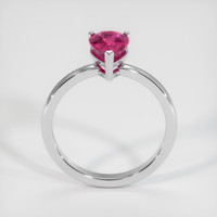 2.37 Ct. Purplish Pink Sapphire Ring, Platinum 950 3