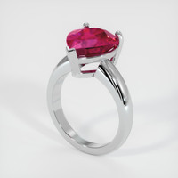 5.92 Ct. Ruby Ring, Platinum 950 2