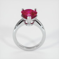 5.92 Ct. Ruby Ring, Platinum 950 3