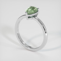 1.60 Ct. Green Sapphire Ring, Platinum 950 2
