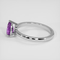 1.62 Ct. Pinkish Purple Sapphire Ring, Platinum 950 4