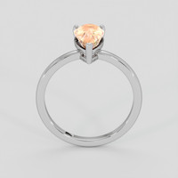 2.52 Ct. Padparadscha Sapphire Ring, Platinum 950 3