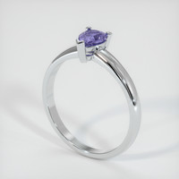 0.42 Ct. Sapphire Ring, Platinum 950 2