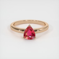 1.62 Ct. Ruby Ring, 14K Rose Gold 1