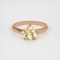 1.45 Ct. Sapphire Ring, 14K Rose Gold 1