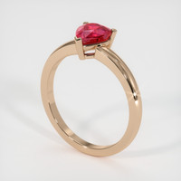 1.62 Ct. Ruby Ring, 18K Rose Gold 2