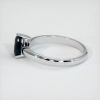1.08 Ct. Sapphire Ring, 14K White Gold 4
