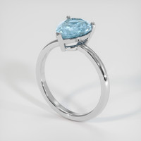 1.75 Ct. Gemstone Ring, 14K White Gold 2