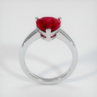 Ruby Ring 3.19 Ct. 14K White Gold Preview